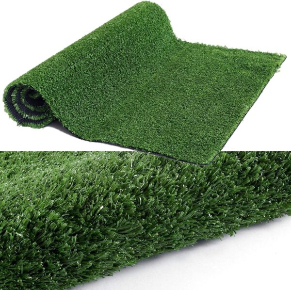 Artificial Grass Turf Lawn - 6FTX10FT(60 Square FT) Indoor Outdoor Garden Lawn Landscape Synthetic Grass Mat