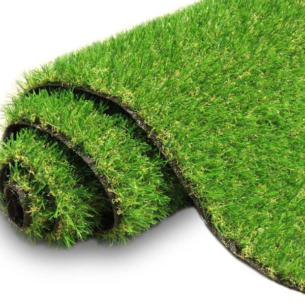 Artificial Turf Grass 4' x 6' with Drainage, 0.8 Inch Realistic Fake Grass Rug Indoor Outdoor Lawn Landscape for Garden, Balcony, Backyard, Patio, Synthetic Grass Mat for Pet Dogs, Customized