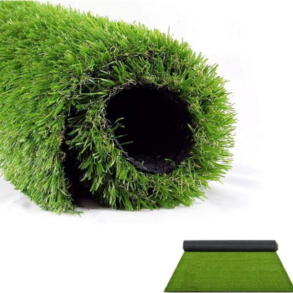 Thick Artificial Grass Turf Lawn Customized Size 6.5 x 10 Feet, 1.38" Indoor Outdoor Garden Lawn Landscape Synthetic Grass Mat Fake Grass Rug