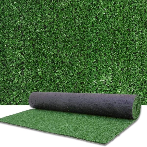 Artificial Grass Turf Lawn-4 Feet x 11 Feet, 0.4" Indoor Outdoor Rug Synthetic Grass Mat Fake Grass